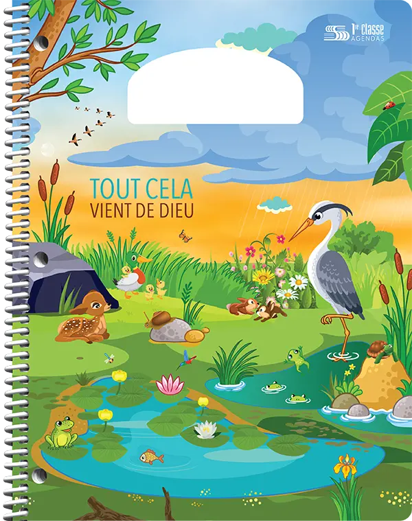 Choix de couvertures d’agendas scolaires PiQ Plein potentiel Standard – Tout cela vient de dieu