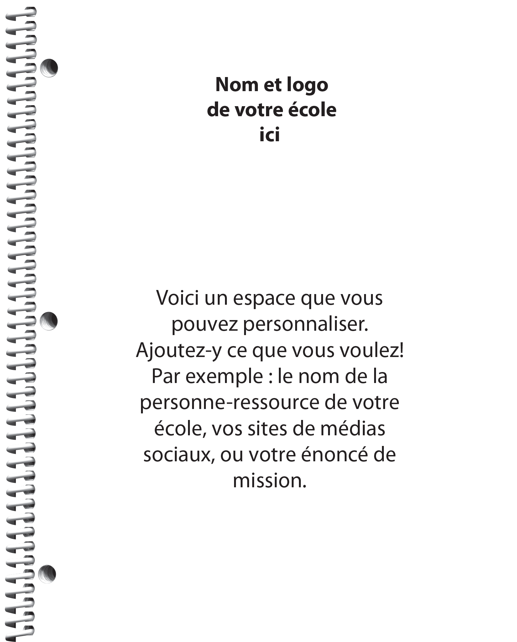 Modèle personnalisé